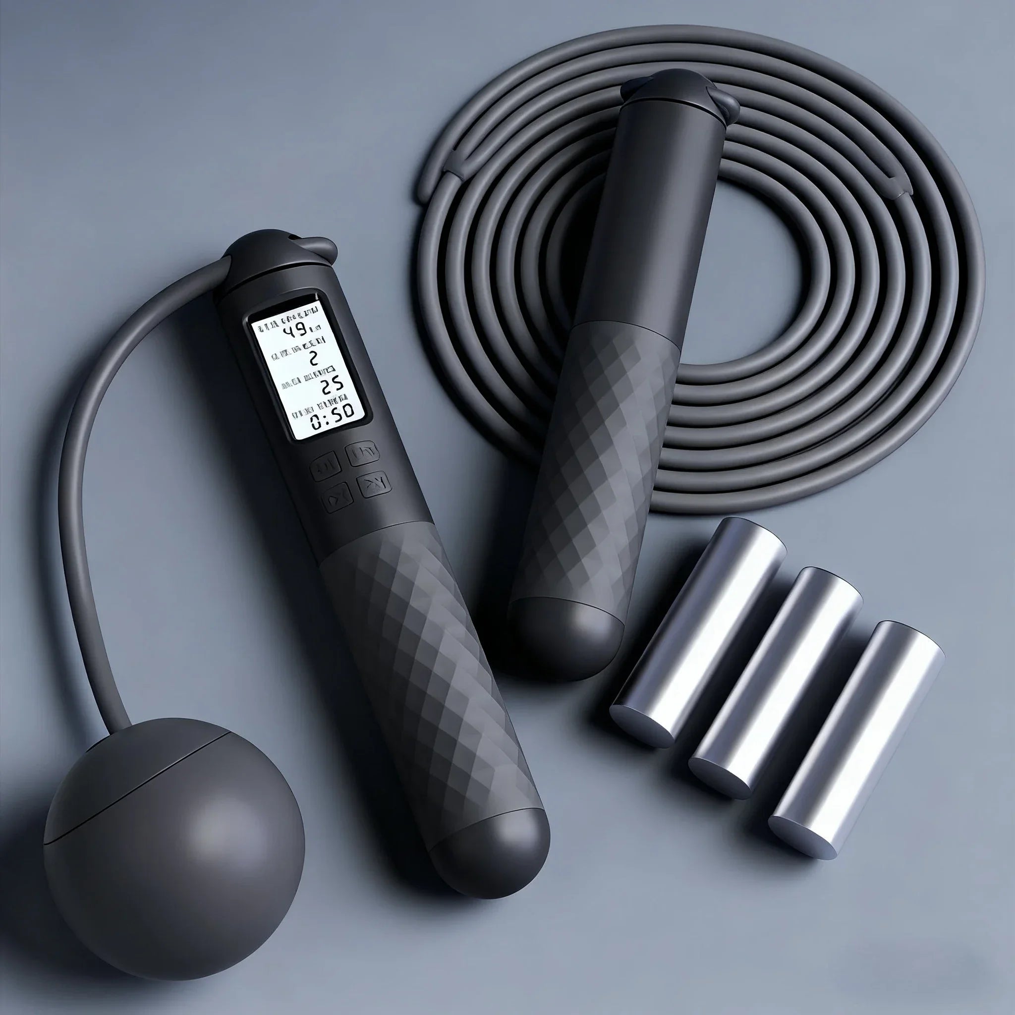 Adult jump rope, wireless and compact fitness training jump rope, suitable for indoor and outdoor use, Christmas gift